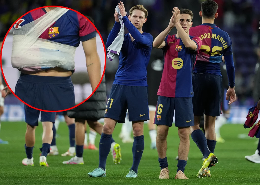 W meczu Barcelony z Realem Valladolid doszło do pechowego zdarzenia