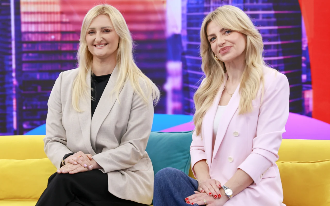Maja Frykowska i Natalia Żelakiewicz w "halo tu polsat"
