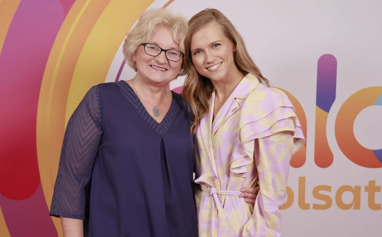 Agnieszka Kaczorowska z mamą, Anną Garwolińską