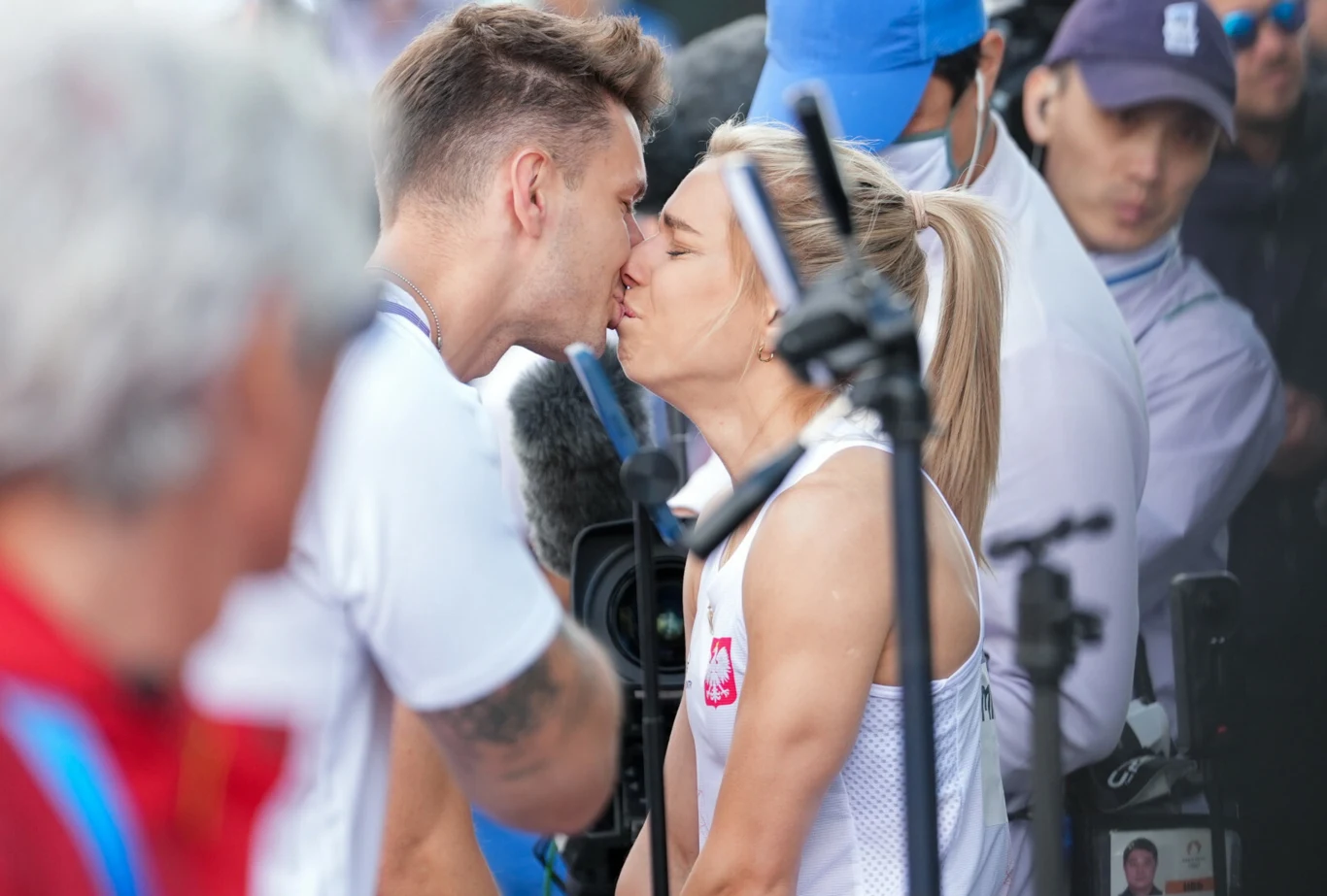 Aleksandra Mirosław z mężem Mateuszem Aleksandra Mirosław z mężem Mateuszem