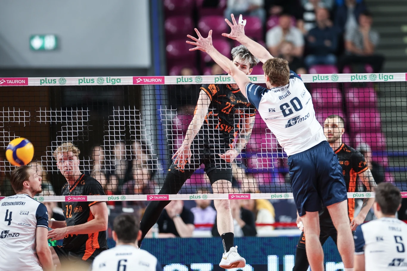 Tomasz Fornal w czasie meczu z PGE Projektem Warszawa