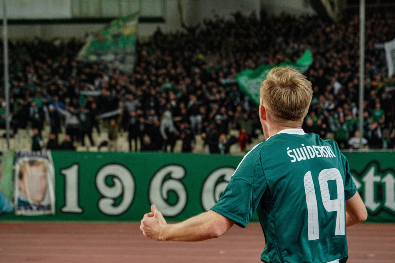 Karol Świderski w barwach Panathinaikosu Karol Świderski w barwach Panathinaikosu