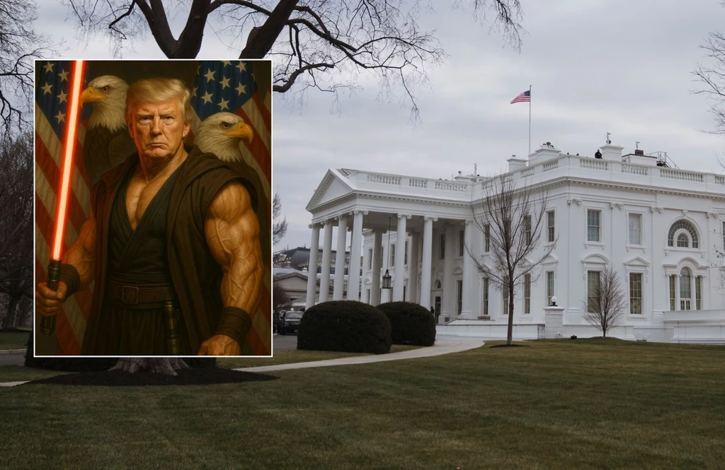 Biały Dom udostępnił kolejną grafikę z wizerunkiem Donalda Trumpa Biały Dom udostępnił kolejną grafikę z wizerunkiem Donalda Trumpa