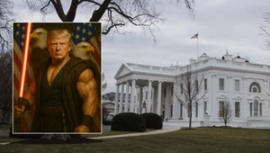Najpierw chciał zostać papieżem, teraz Jedi. Trump znów zaskoczył w sieci