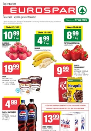 Gazetka promocyjna EuroSPAR, ważna od 07.05.2025 do 18.05.2025.