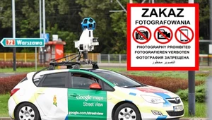 Zakaz fotografowania, a samochód Google znów na polskich drogach