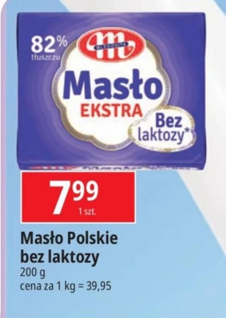 Masło bez laktozy Mlekovita