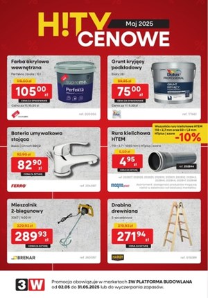 Gazetka promocyjna 3W, ważna od 01.05.2025 do 31.05.2025.
