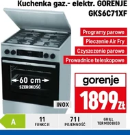 Газоелектрична плита Gorenje