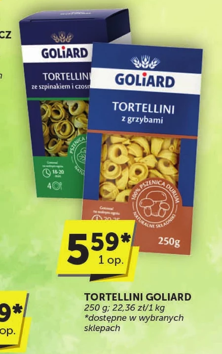 Goliard Tortellini z grzybami 250 g