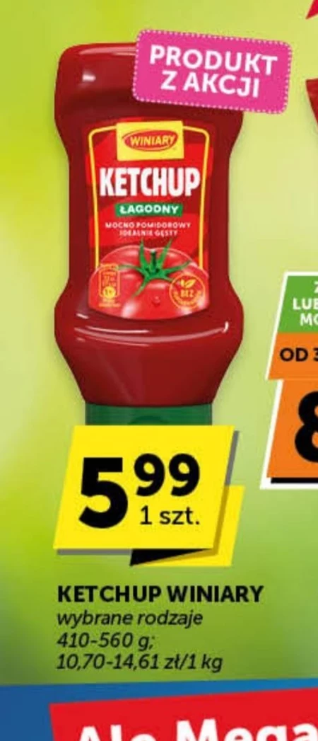 Winiary Ketchup łagodny 560 g