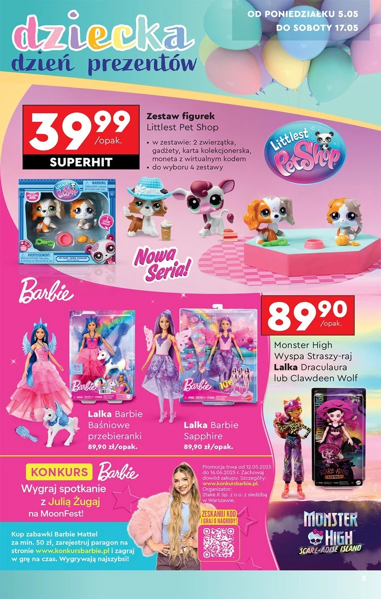 Lalki Barbie i Monster High za niewielkie pieniądze! Biedronka kusi ceną kultowe na zabawki!