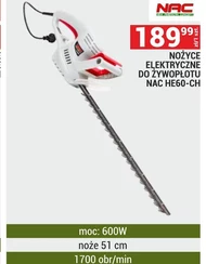 Elektryczne nożyce Nac