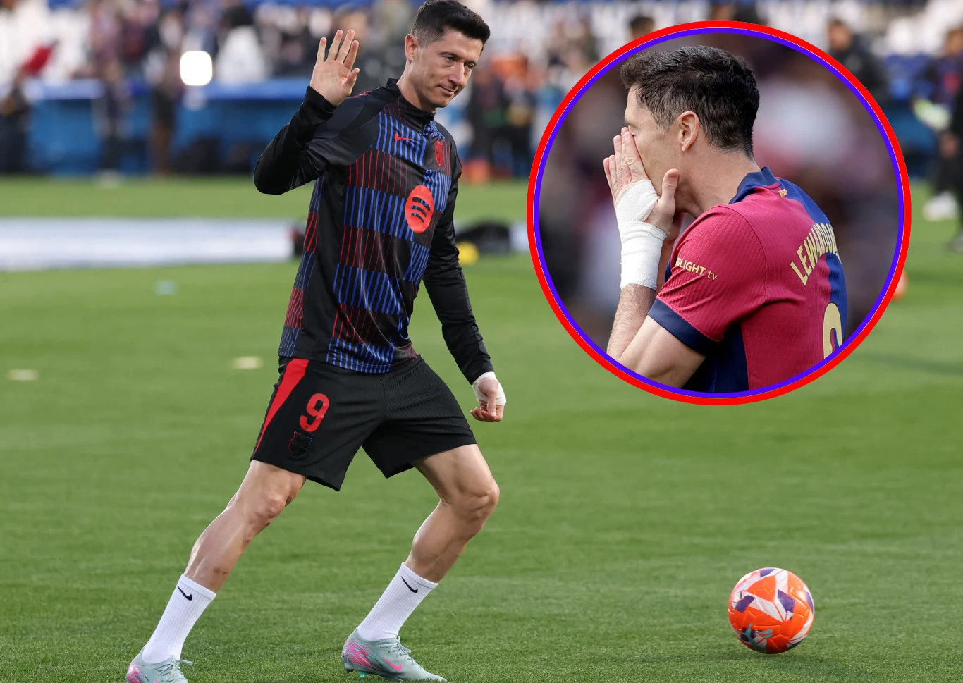 Robert Lewandowski znalazł się w centrum sporu hiszpańskich dziennikarzy