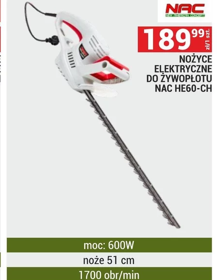 Elektryczne nożyce Nac