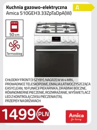 Kuchenka gazowo-elektryczna Amica