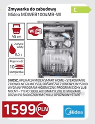 Zmywarka do zabudowy Midea