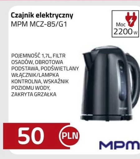 Czajnik elektryczny MPM