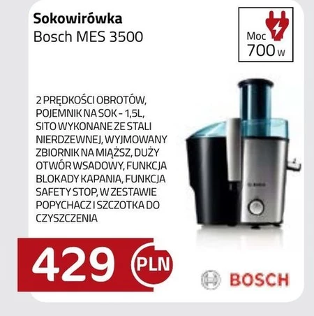 Sokowirówka Bosch
