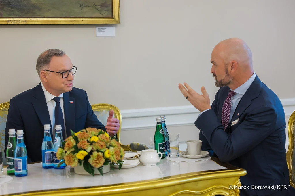 Andrzej Duda spotkał się z Rafałem Brzoską
