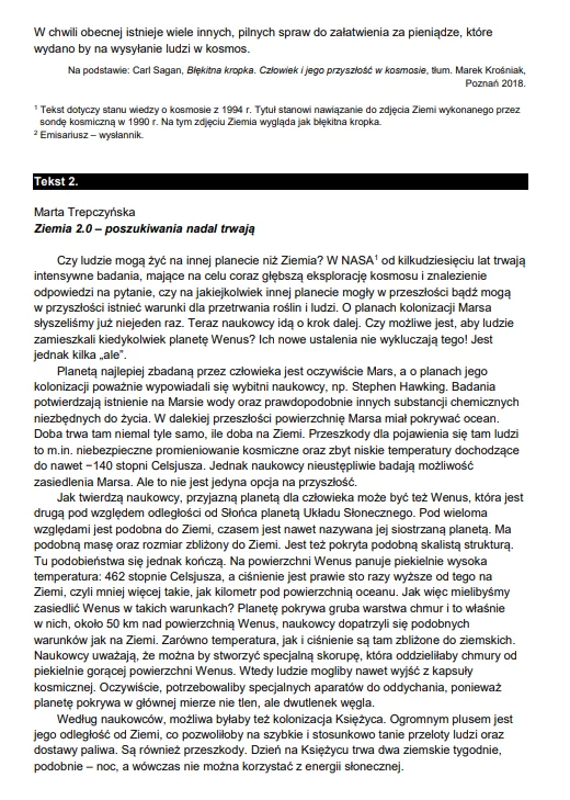 Matura 2025. Język polski, poziom podstawowy. Arkusz CKE - strona 5