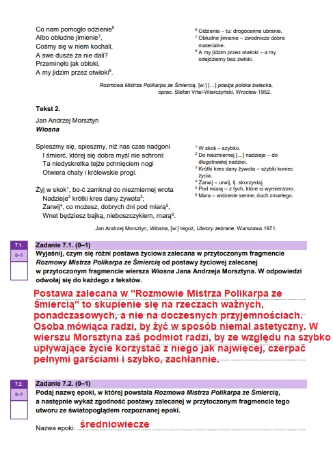 Matura 2025. Język polski, poziom podstawowy. Arkusz CKE - strona 10