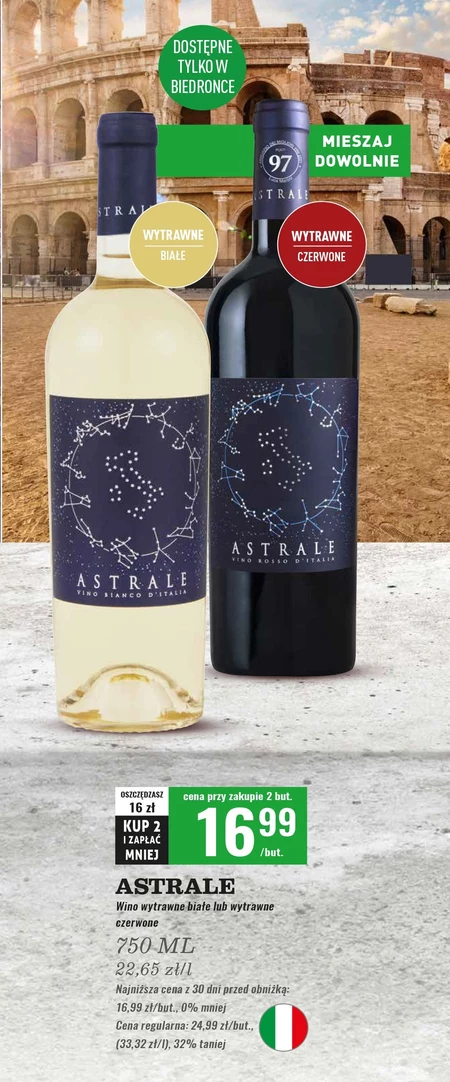 Wino wytrawne Astrale