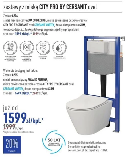 Miska wc Cersanit