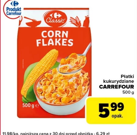 Płatki kukurydziane Carrefour