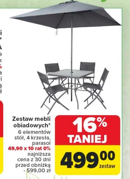 Zestaw mebli ogrodowych