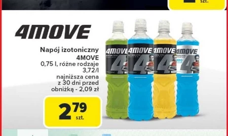 4Move Napój izotoniczny niegazowany o smaku wieloowocowym 750 ml