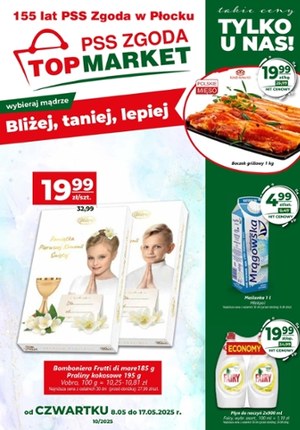 Gazetka promocyjna PSS Zgoda Płock, ważna od 08.05.2025 do 17.05.2025.