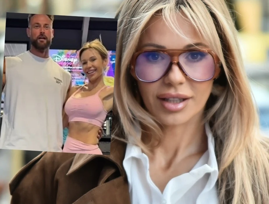 Doda pozuje z przystojniakiem