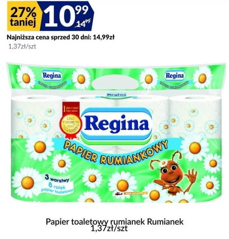 Regina Papier Rumiankowy 8 rolek