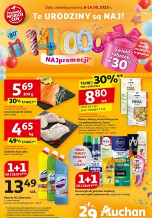 Gazetka promocyjna Auchan Hipermarket, ważna od 08.05.2025 do 14.05.2025.