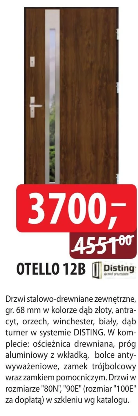 Drzwi zewnętrzne Disting