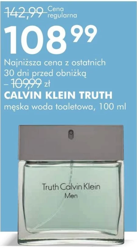 Туалетна вода для чоловіків Calvin Klein