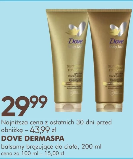 Brązujący balsam do twarzy i ciała Dove