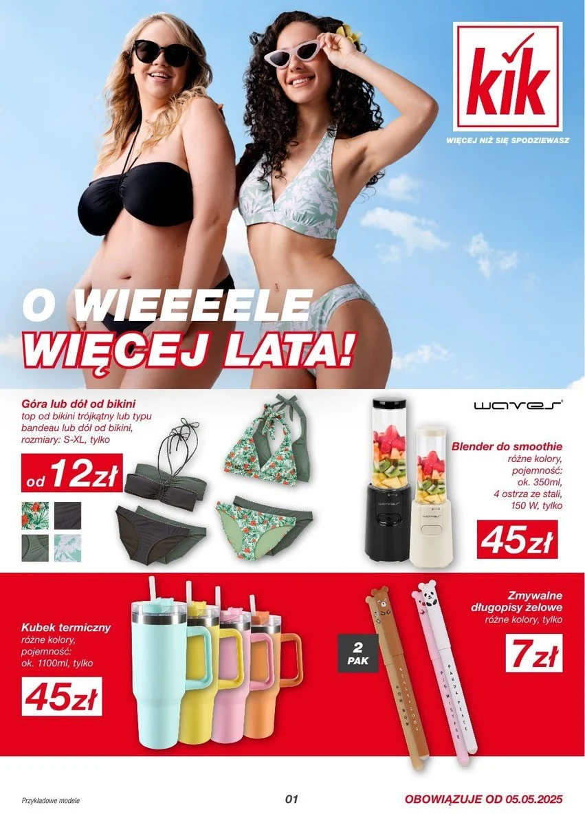 Letni must-have z dyskontu. Stroje kąpielowe z KiK wyglądają świetnie i kosztują niewiele