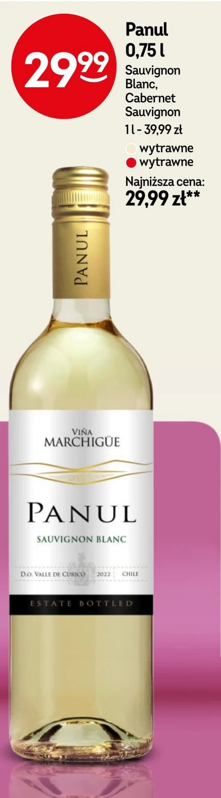 Wino wytrawne Panul