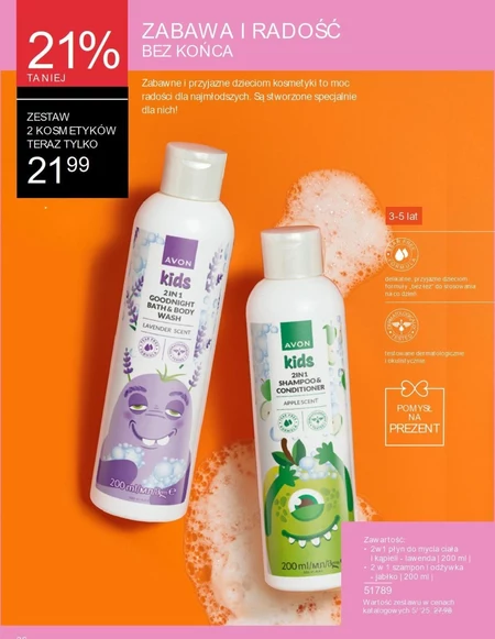 Zestaw kosmetyków dla dziecka Avon