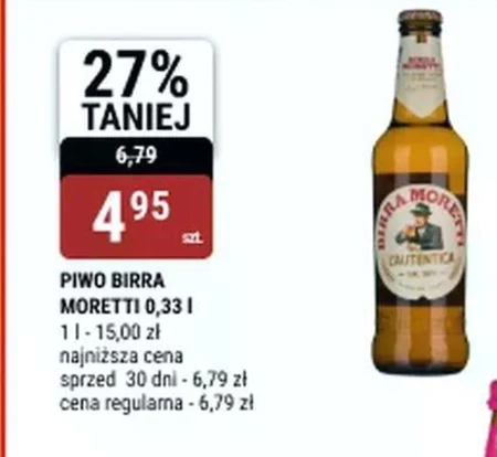 Пиво Birra Moretti