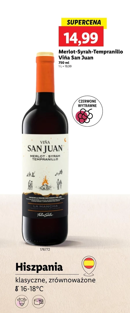 Wino wytrawne Tempranillo