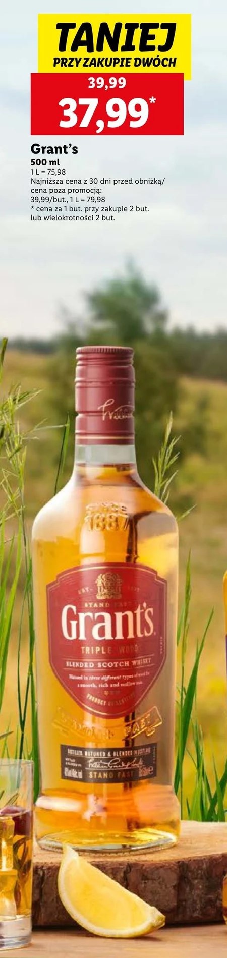 Grant's Family Reserve Szkocka whisky 50 cl