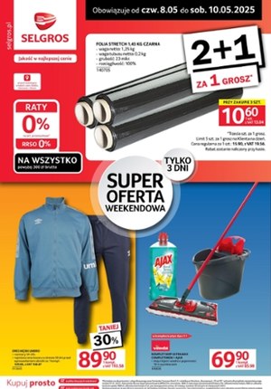 Gazetka promocyjna Selgros Cash&Carry, ważna od 08.05.2025 do 10.05.2025.
