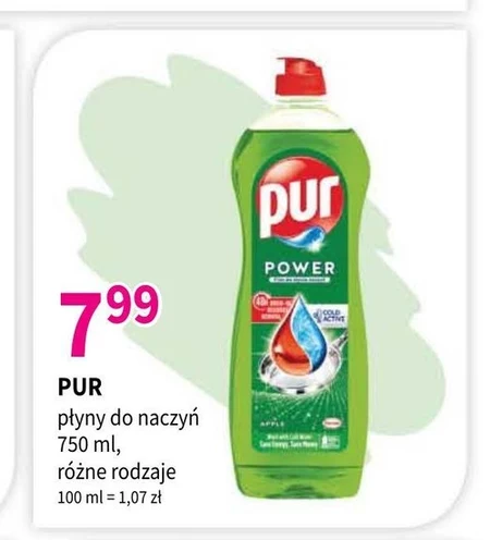 Pur Power Apple Płyn do mycia naczyń 750 ml