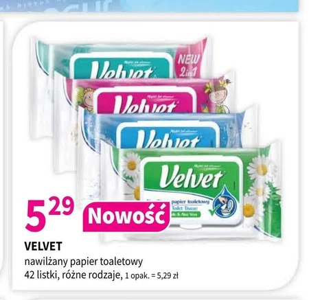 Papier nawilżany Velvet
