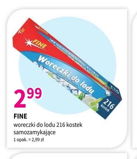 Woreczki do lodu Fine
