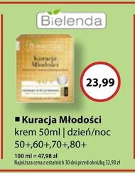 Bielenda Kuracja Młodości 50+ Liftingujący krem przeciwzmarszczkowy na dzień noc 50 ml