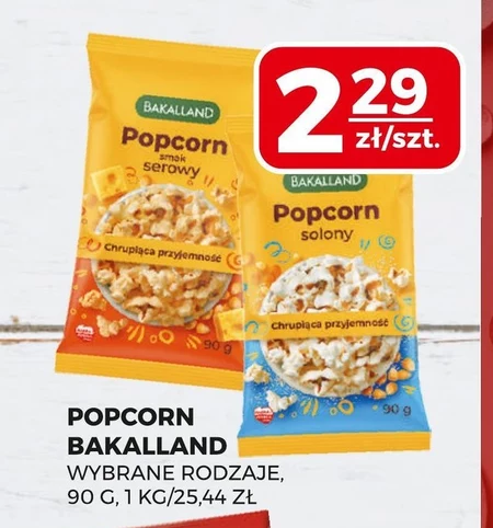 Bakalland Popcorn solony 90 g